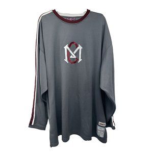 Tradition Ever Since Shirt Long Sleeve 1867 Size XXXL Gray /‎ Burgundy Men’s Top